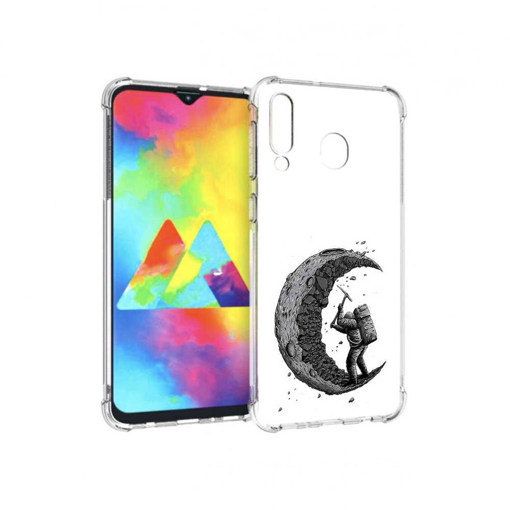 

Чехол MyPads Tocco для Samsung Galaxy M30 камненная луна (PT138437.525.384), Прозрачный, Tocco