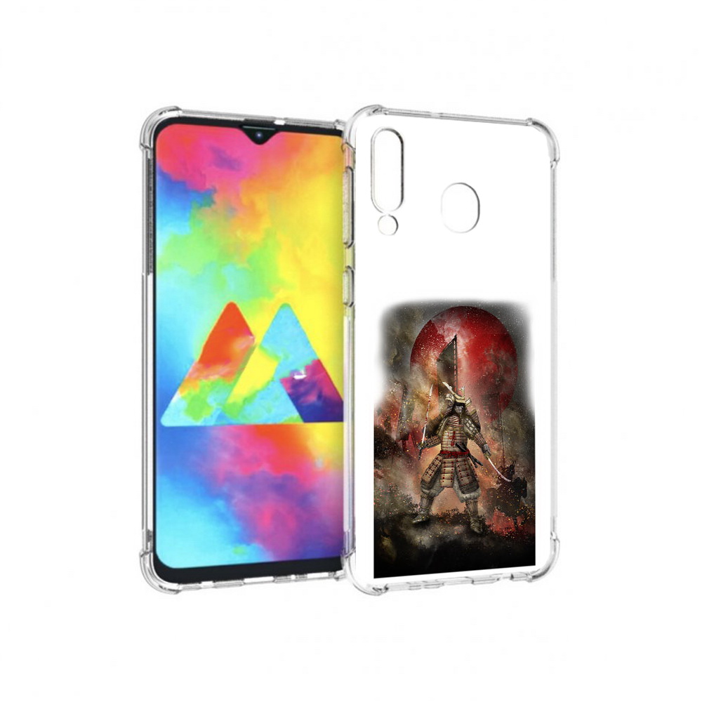 

Чехол MyPads Tocco для Samsung Galaxy M30 китайскийвоин (PT138437.525.388), Прозрачный, Tocco