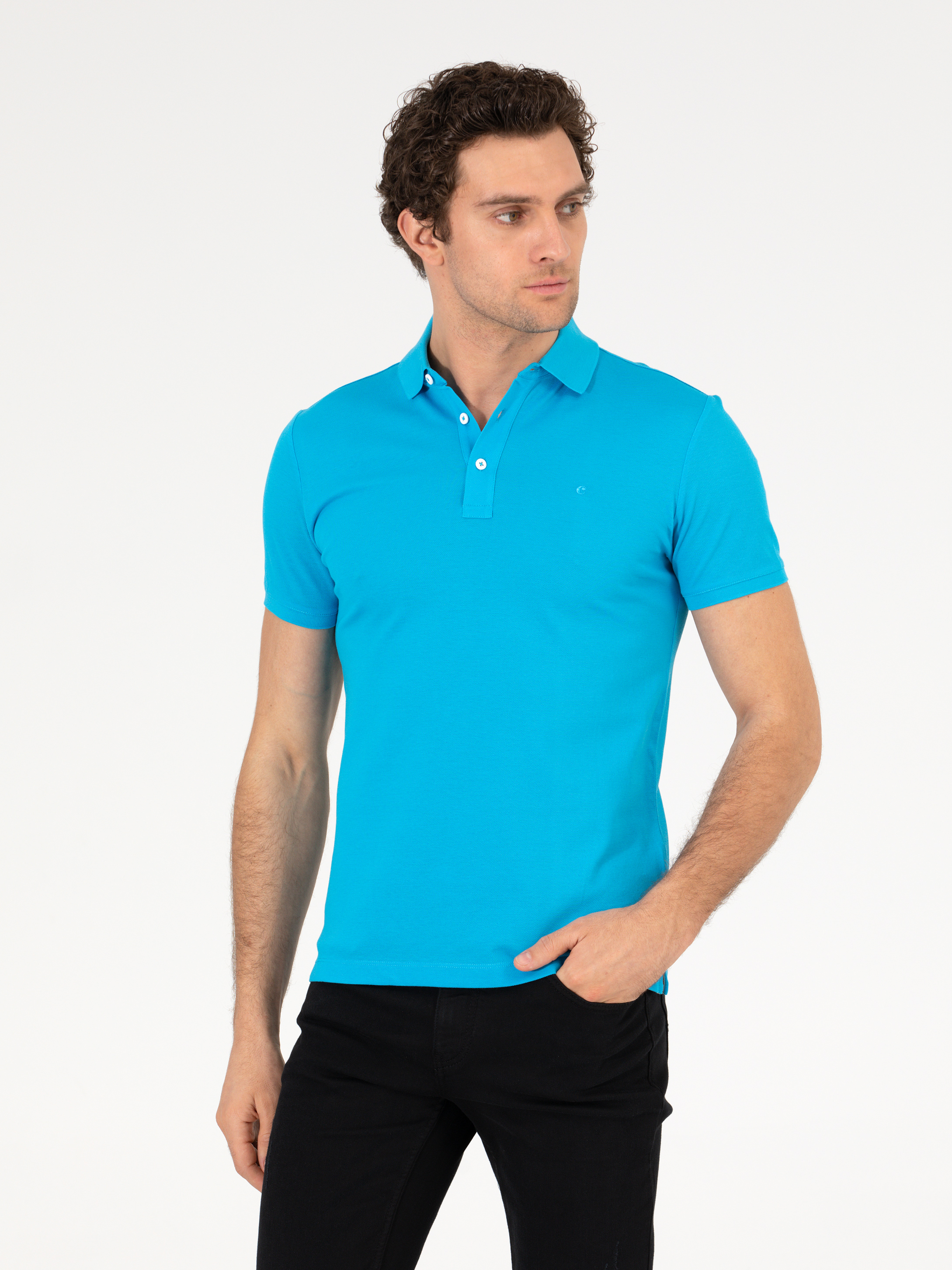 

Футболка мужская Cacharel G051SZ0110CT голубая M, Голубой, G051SZ0110CT
