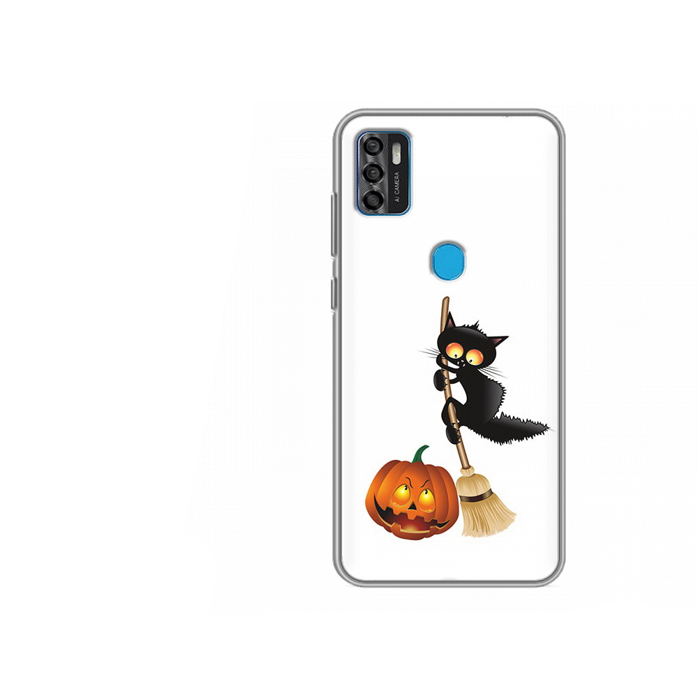 

Чехол MyPads Tocco для ZTE Blade A7s 2020 хэлуинский котик (PT158171.472.667), Tocco