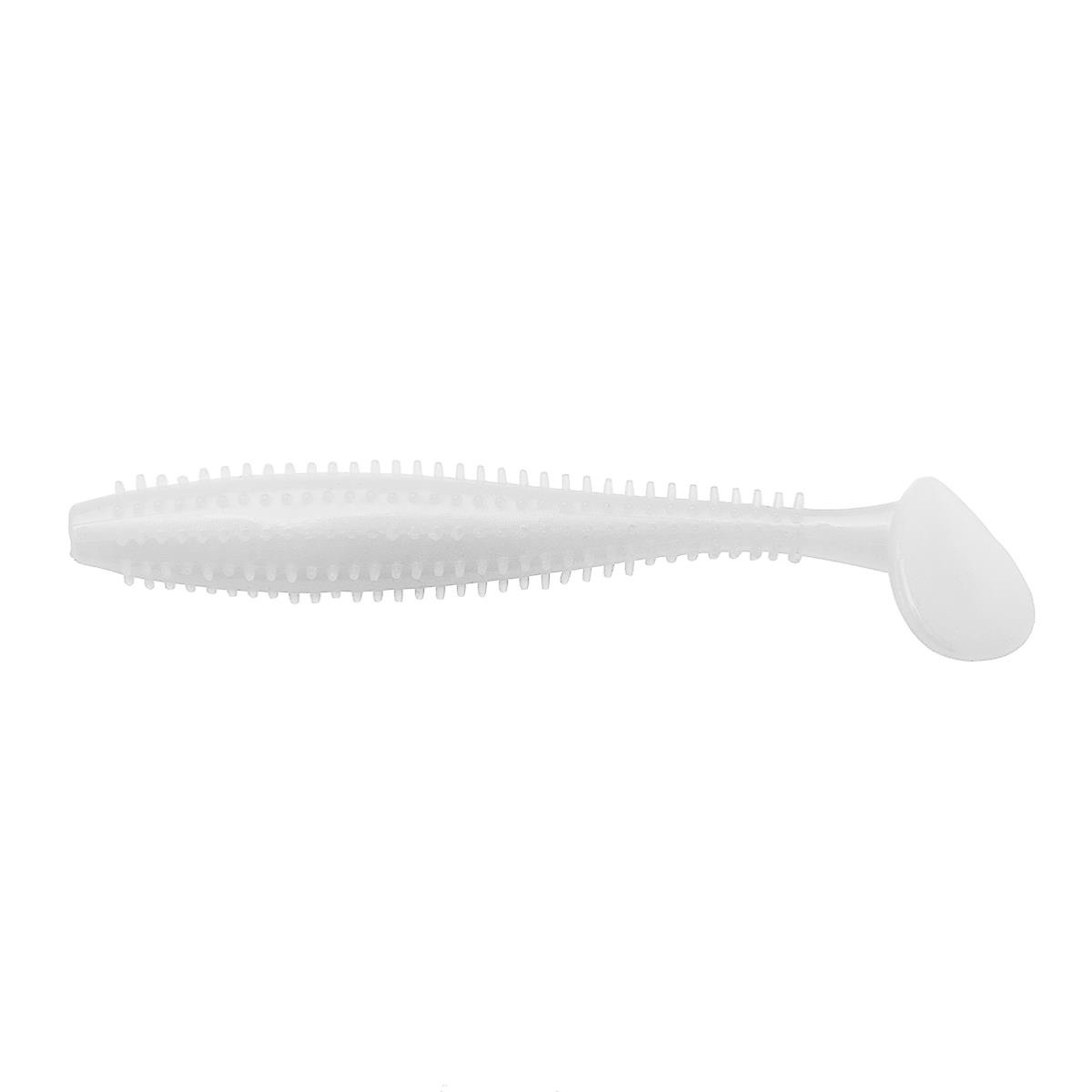 

Виброхвост Shaggy 3,35"/8,5 см Phosphorus 5шт. (HS-16-041) Helios, Белый, Shaggy