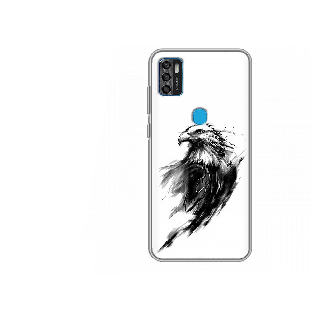 

Чехол MyPads Tocco для ZTE Blade A7s 2020 чб птица (PT158171.472.670), Tocco