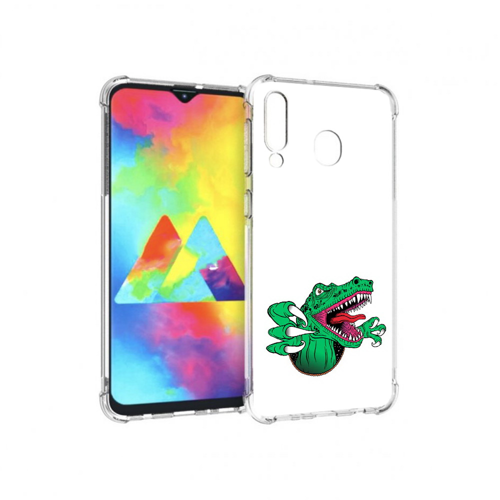 

Чехол MyPads Tocco для Samsung Galaxy M30 крокодил (PT138437.525.417), Прозрачный, Tocco