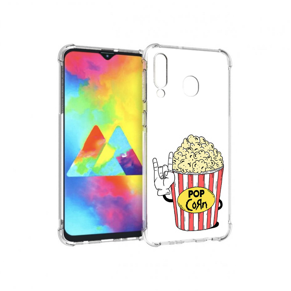 

Чехол MyPads Tocco для Samsung Galaxy M30 крутой попкорн (PT138437.525.427), Прозрачный, Tocco
