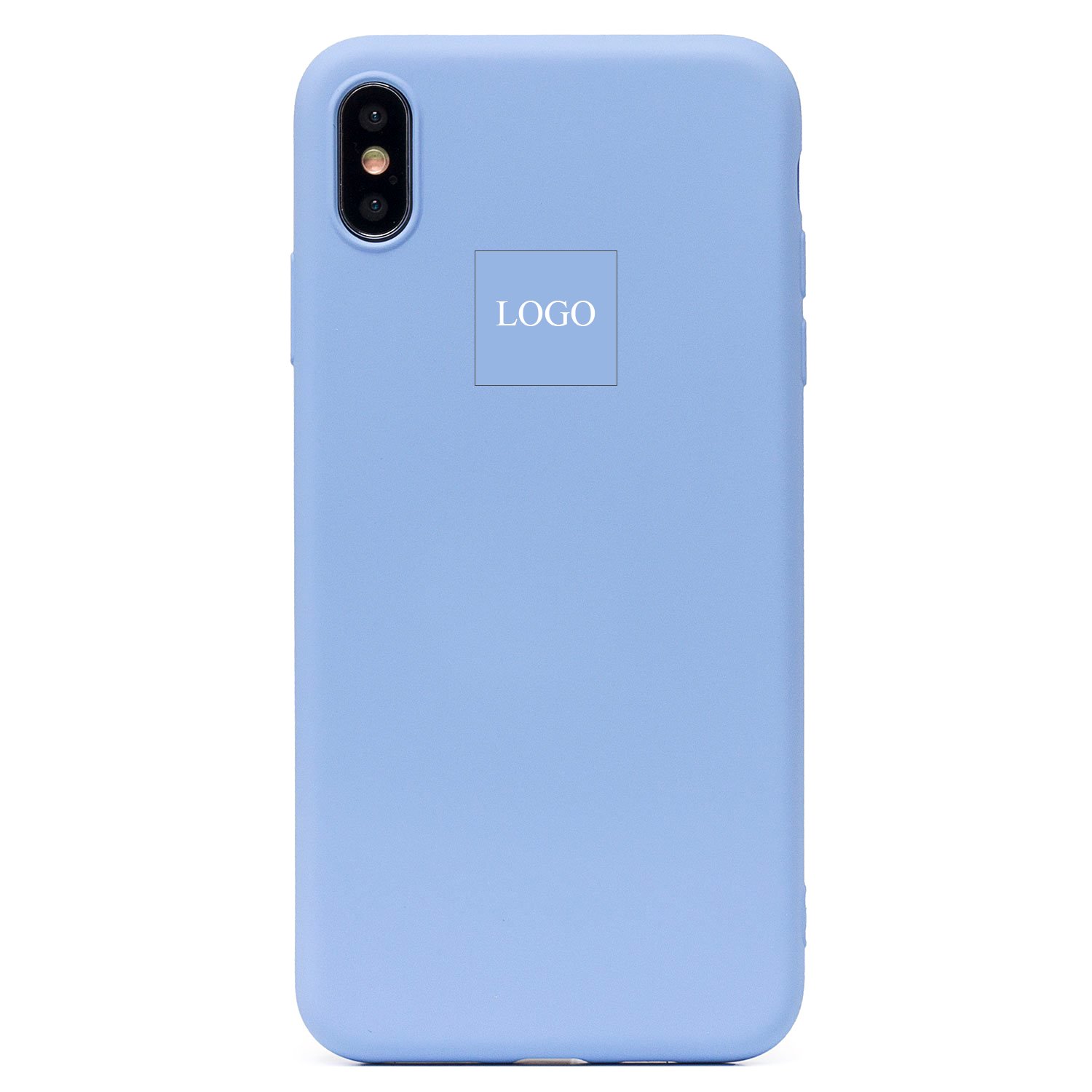 

Чехол iPhone Xs Max силиконовый Soft Touch 2 <голубой> (премиум), iPhone Xs Max