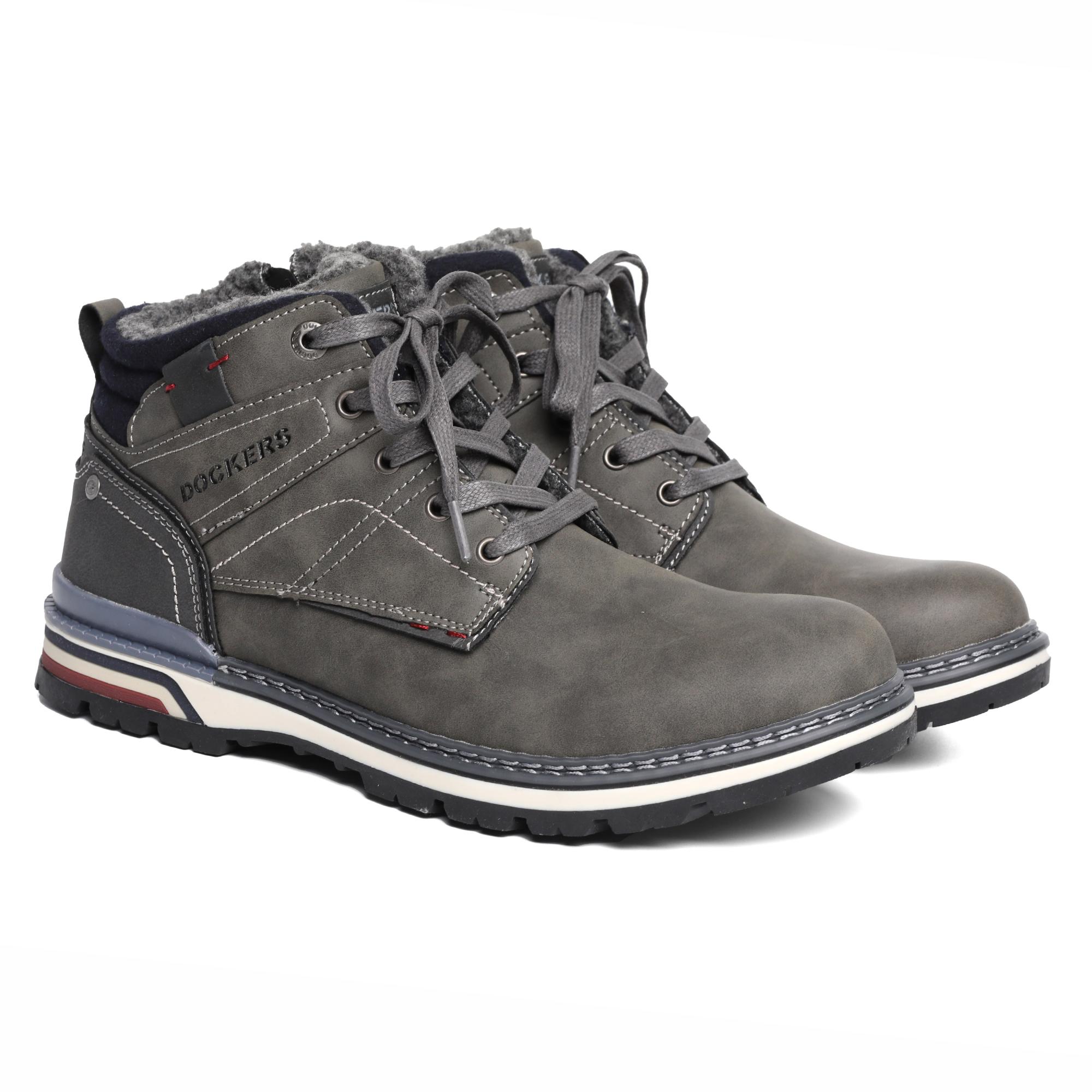 

Ботинки мужские Dockers 49WY101-650220 серые 42 EU, Серый, 49WY101-650220