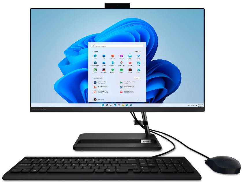фото Моноблок lenovo ideacentre aio 3 24itl6 black (f0g000ylrk)