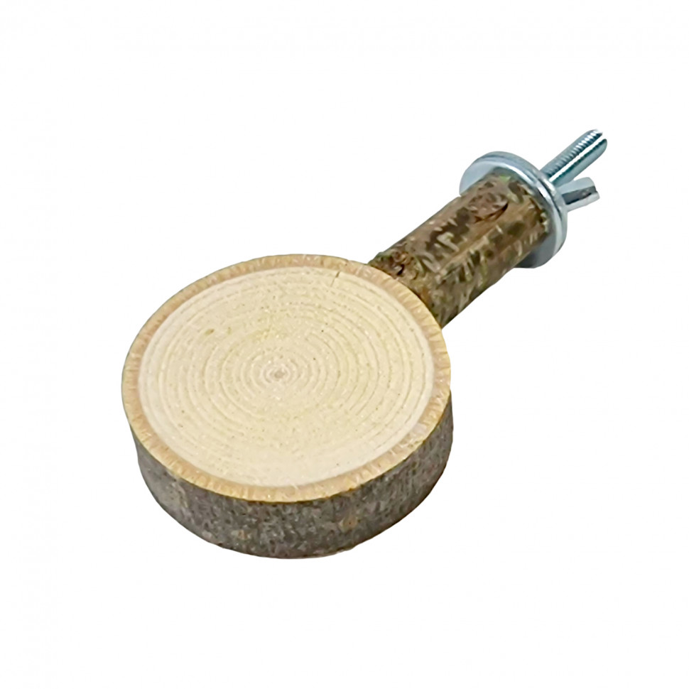 

Жердочка круглая PetStandArt с корой для грызунов и попугаев Wood Perch, 50х85мм