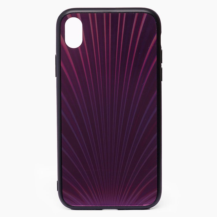 

Чехол iPhone XR силиконовый со стеклянной вставкой STC004 <розовый>, iPhone XR