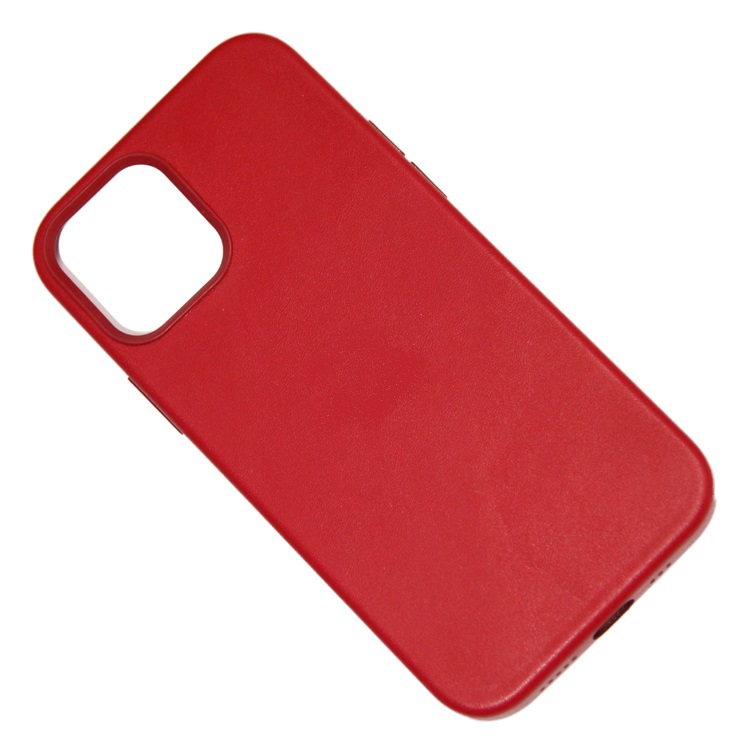 

Чехол iPhone 12 mini Leather MagSafe <розовато-лиловый> (премиум), Розовый, iPhone 12 mini