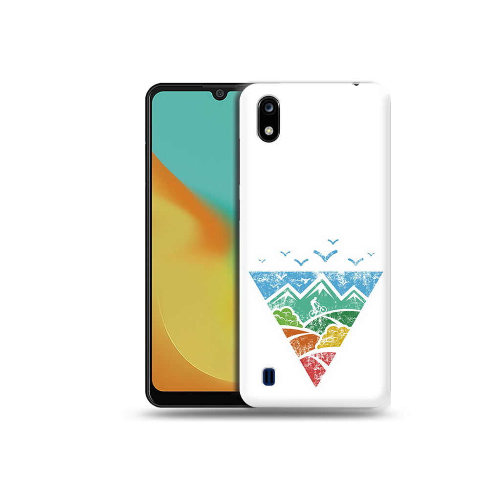 Чехол MyPads Tocco для ZTE Blade A7 Лес земля море чайки (PT136477.473.105)