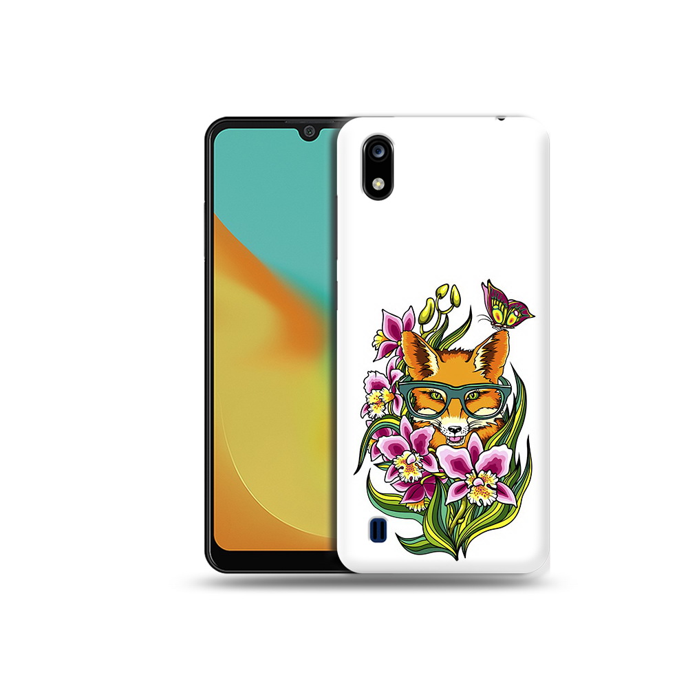 Чехол MyPads Tocco для ZTE Blade A7 Лиса в цветах (PT136477.473.108)