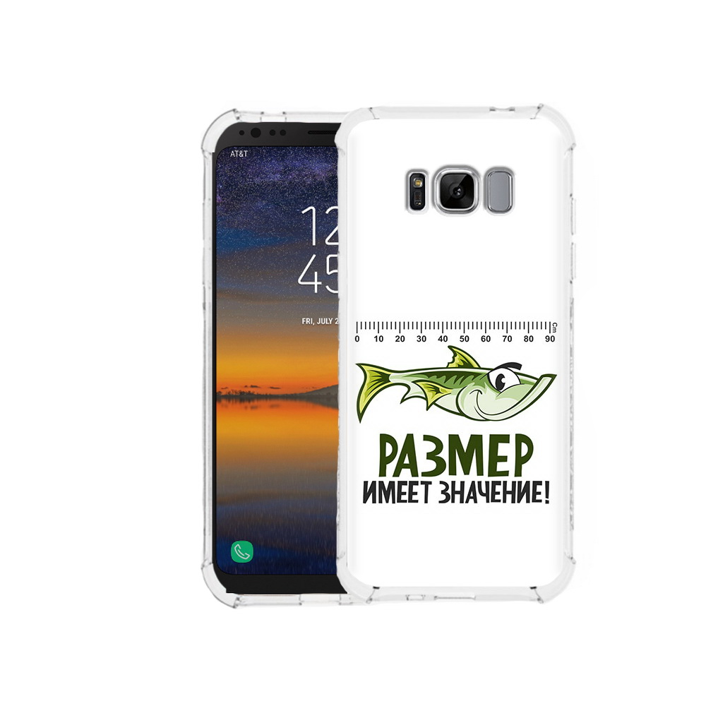 

Чехол MyPads Tocco для Samsung Galaxy S8 размер не имеет значения (PT107395.590.569), Прозрачный, Tocco