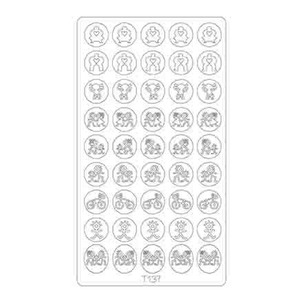 

Трафареты Freedecor, Deep Design T137, Прозрачный