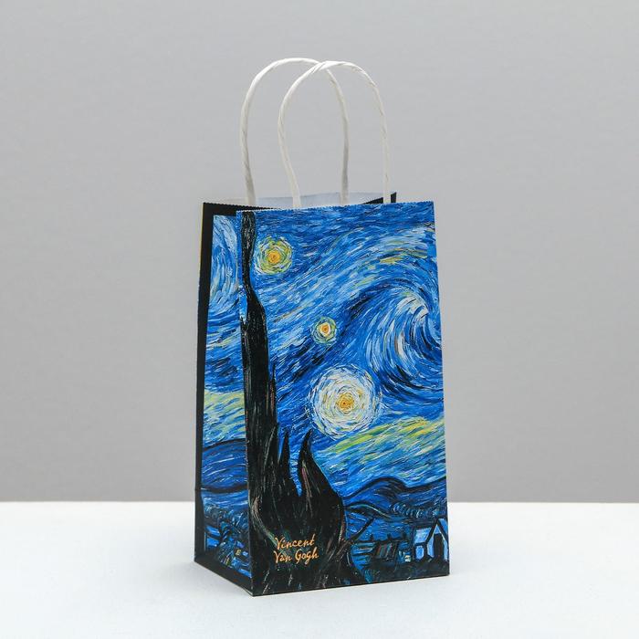 

Пакет подарочный крафтовый «Ван Гог», 12 × 21 × 9 см, Van Gogh