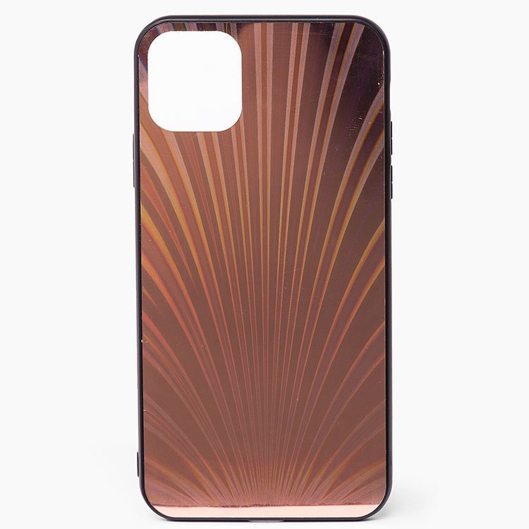 

Чехол iPhone 11 Pro Max силиконовый со стеклянной вставкой STC004 <розовое золото>, Розовый, iPhone 11 Pro Max