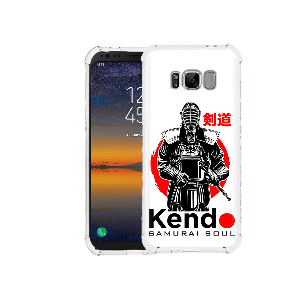 

Чехол MyPads Tocco для Samsung Galaxy S8 рисованый самурай (PT107395.590.581), Прозрачный, Tocco