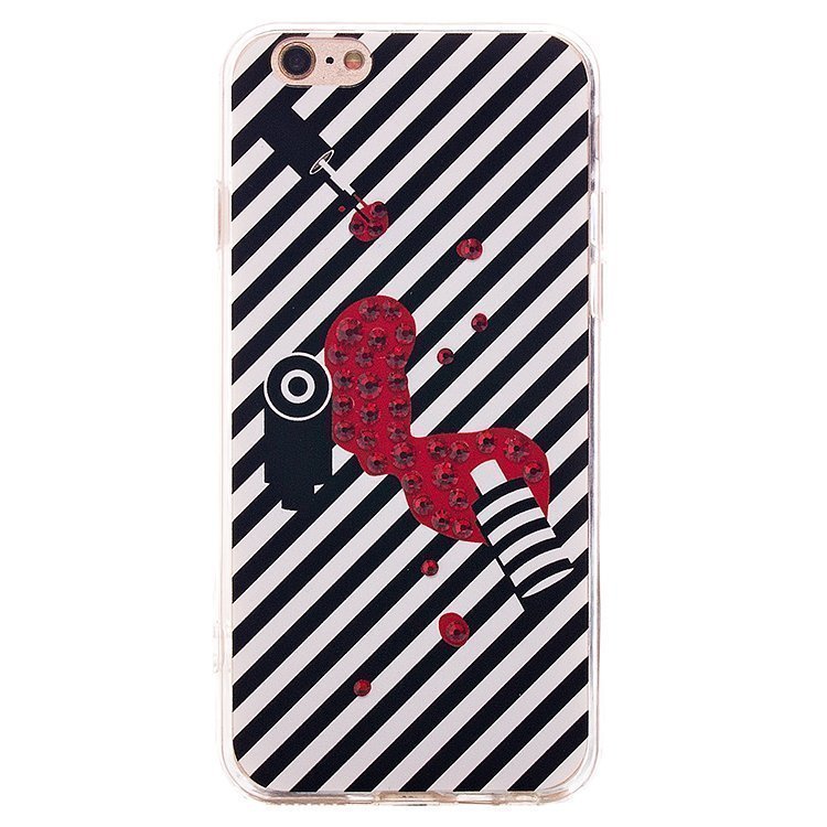 Чехол iPhone 6, iPhone 6s силиконовый Fashion Glamur (рис.007)