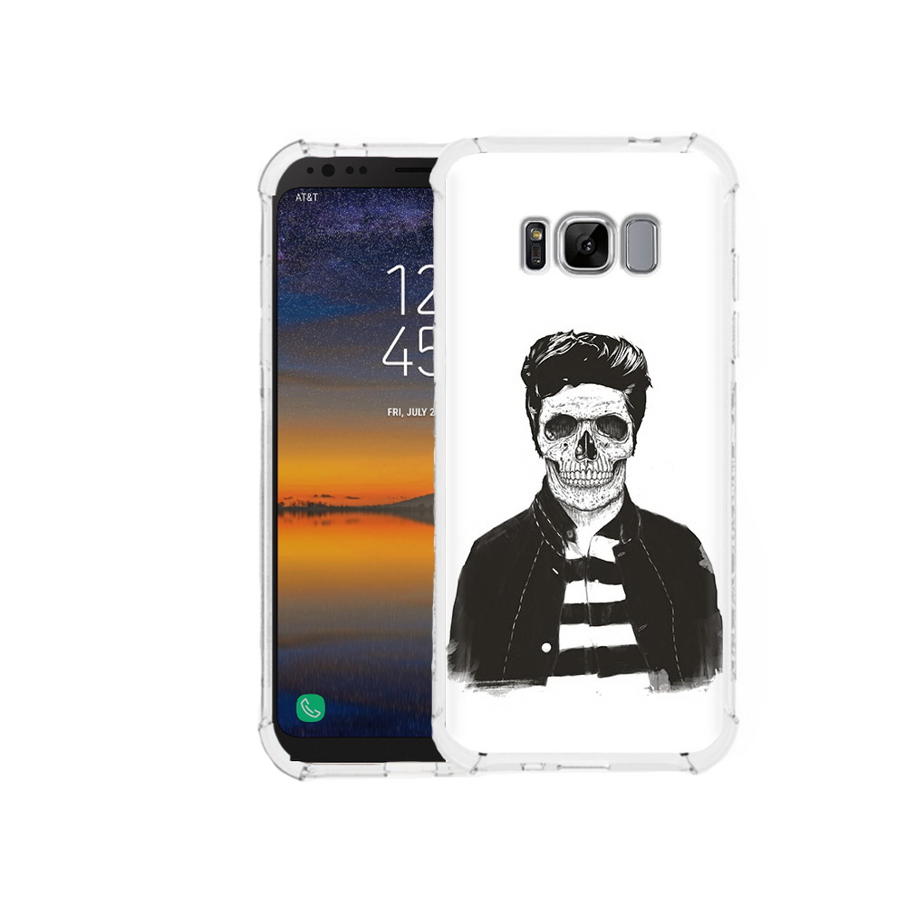 

Чехол MyPads Tocco для Samsung Galaxy S8 скелет (PT107395.590.604), Прозрачный, Tocco