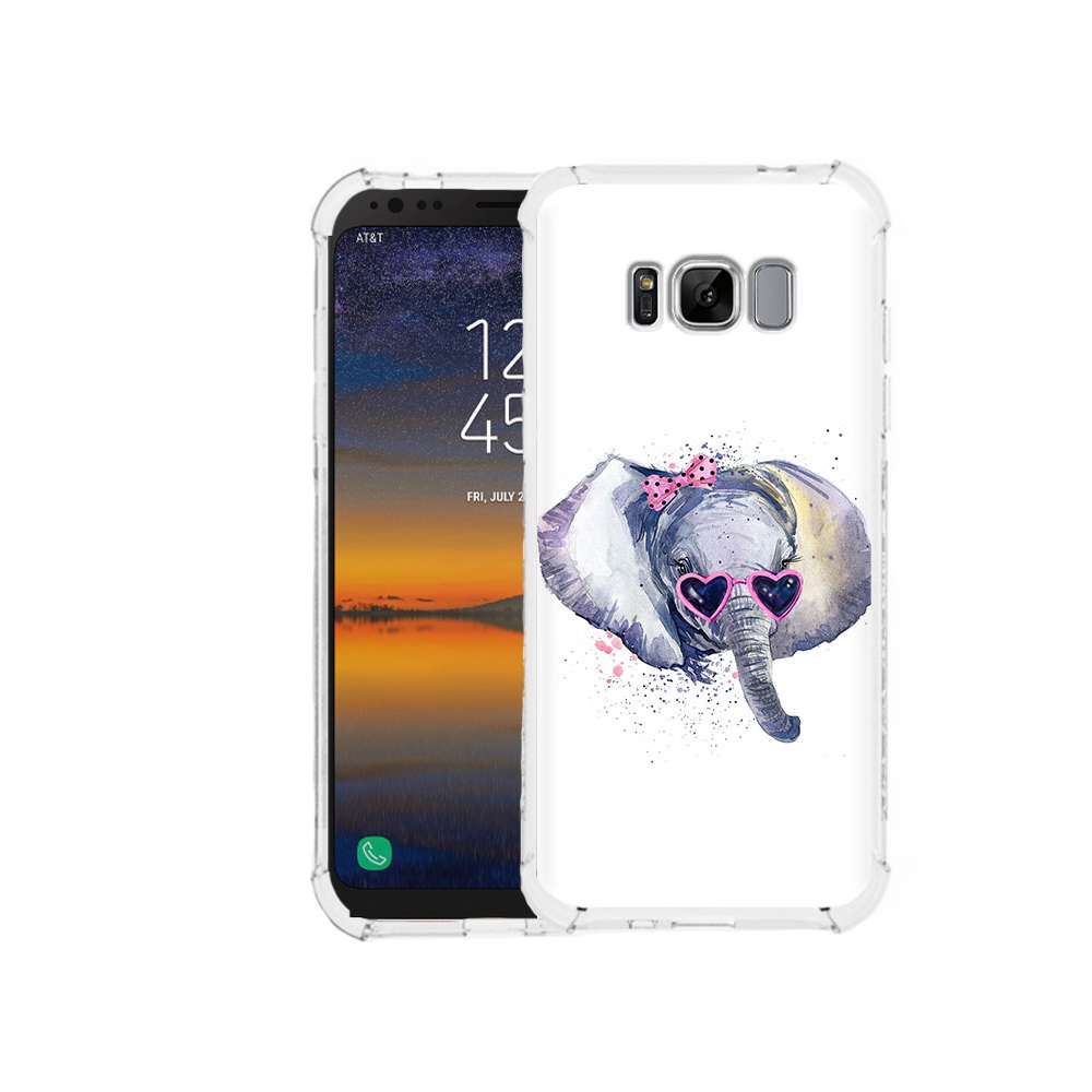 Чехол MyPads Tocco для Samsung Galaxy S8 слоник в очках (PT107395.590.608)