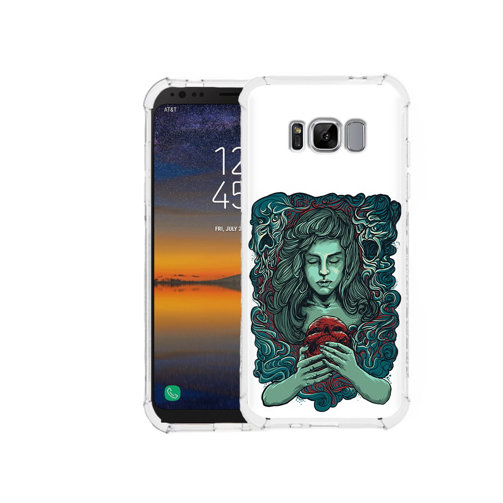 

Чехол MyPads Tocco для Samsung Galaxy S8 спящая девушка (PT107395.590.619), Прозрачный, Tocco