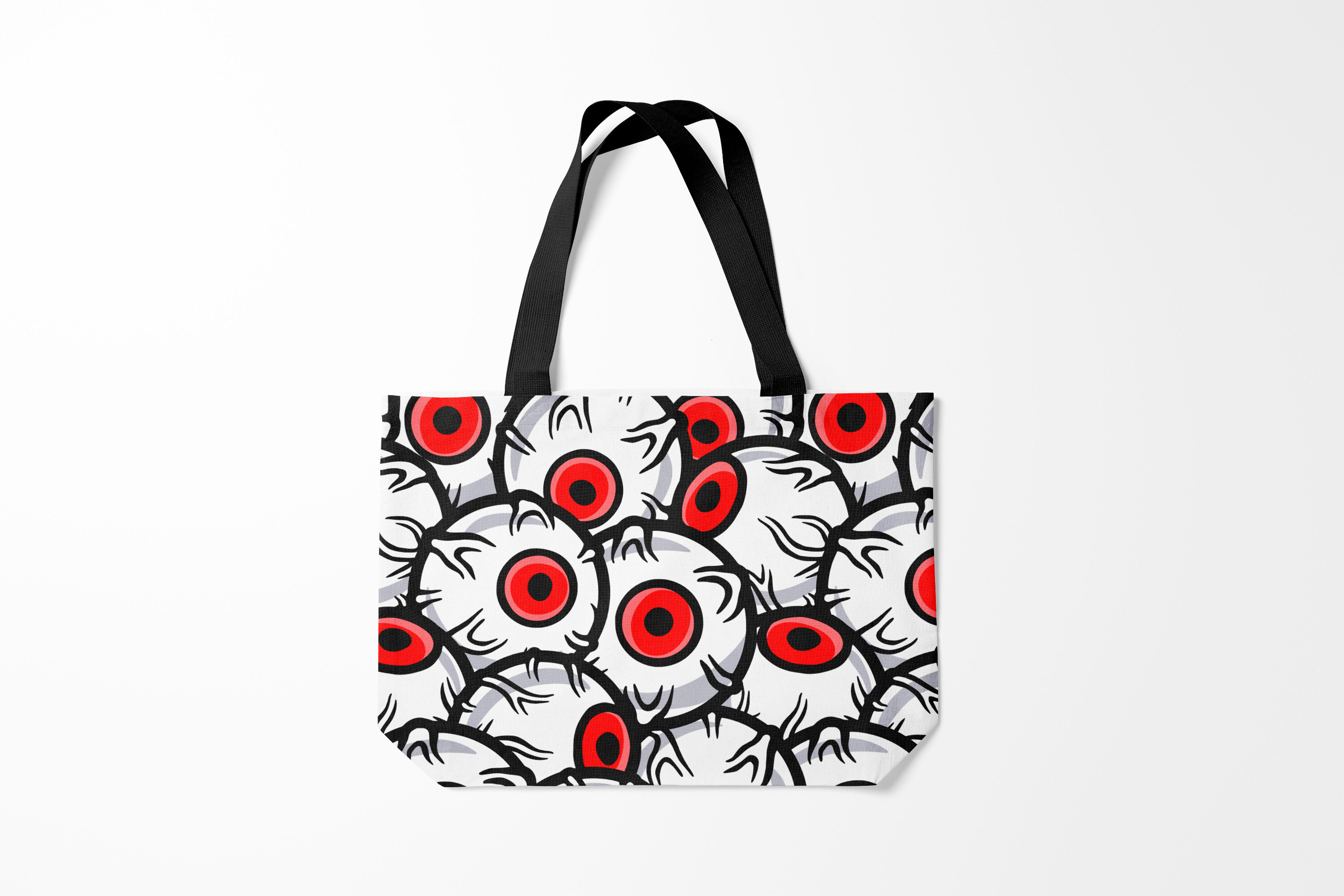 

Сумка шoппер унисекс Burnettie Глаза ЗЛОДЕЯ RED EYES, белый, Глаза ЗЛОДЕЯ RED EYES