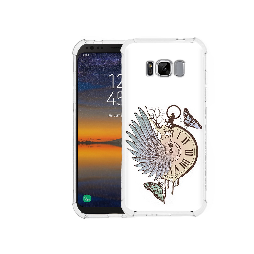 Чехол MyPads Tocco для Samsung Galaxy S8 страинные часы с крылом (PT107395.590.626)