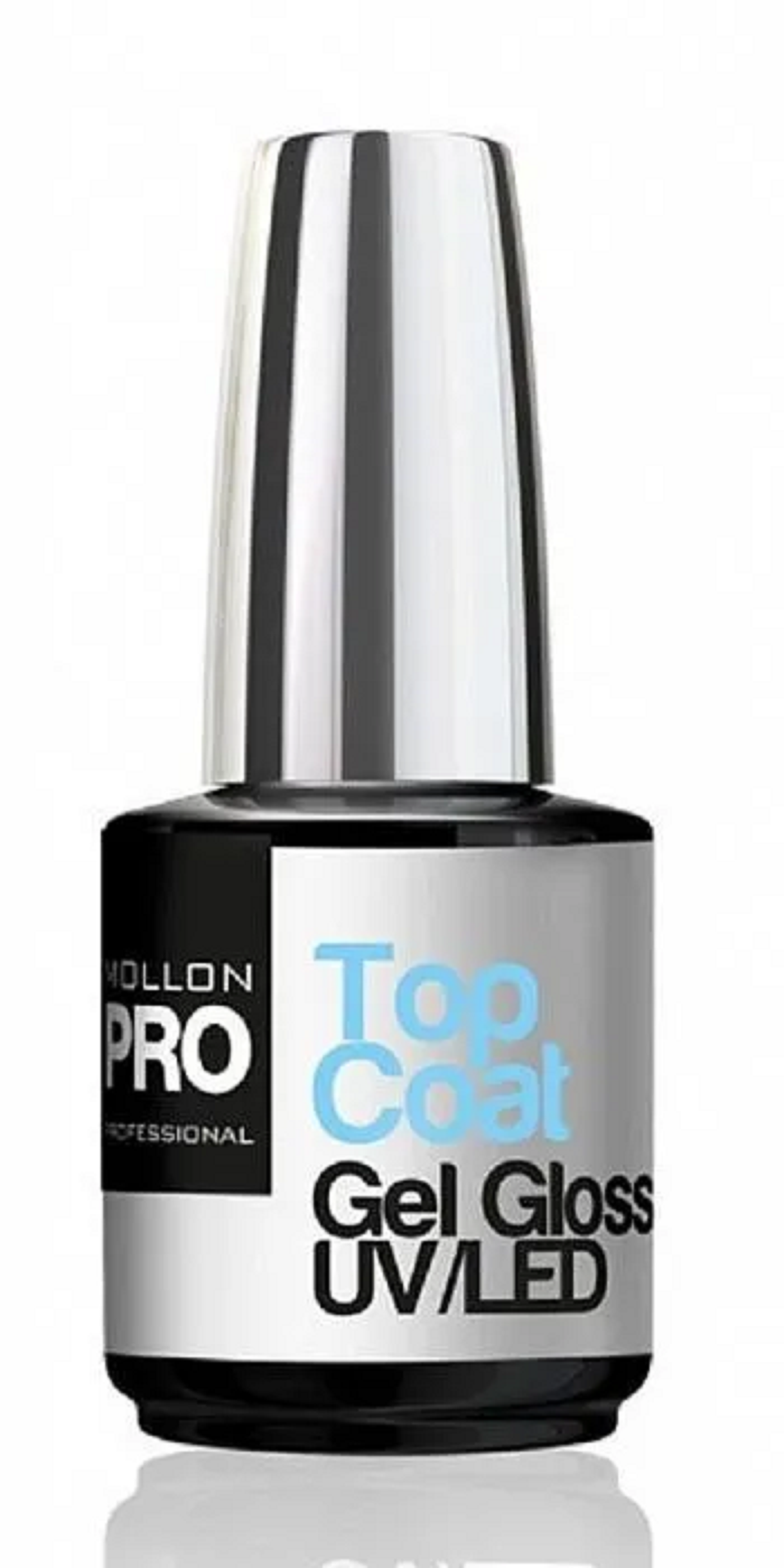 

Верхнее глянцевое покрытие Mollon Pro TOP COAT GEL GLOSS UV/LED 12 мл, clear