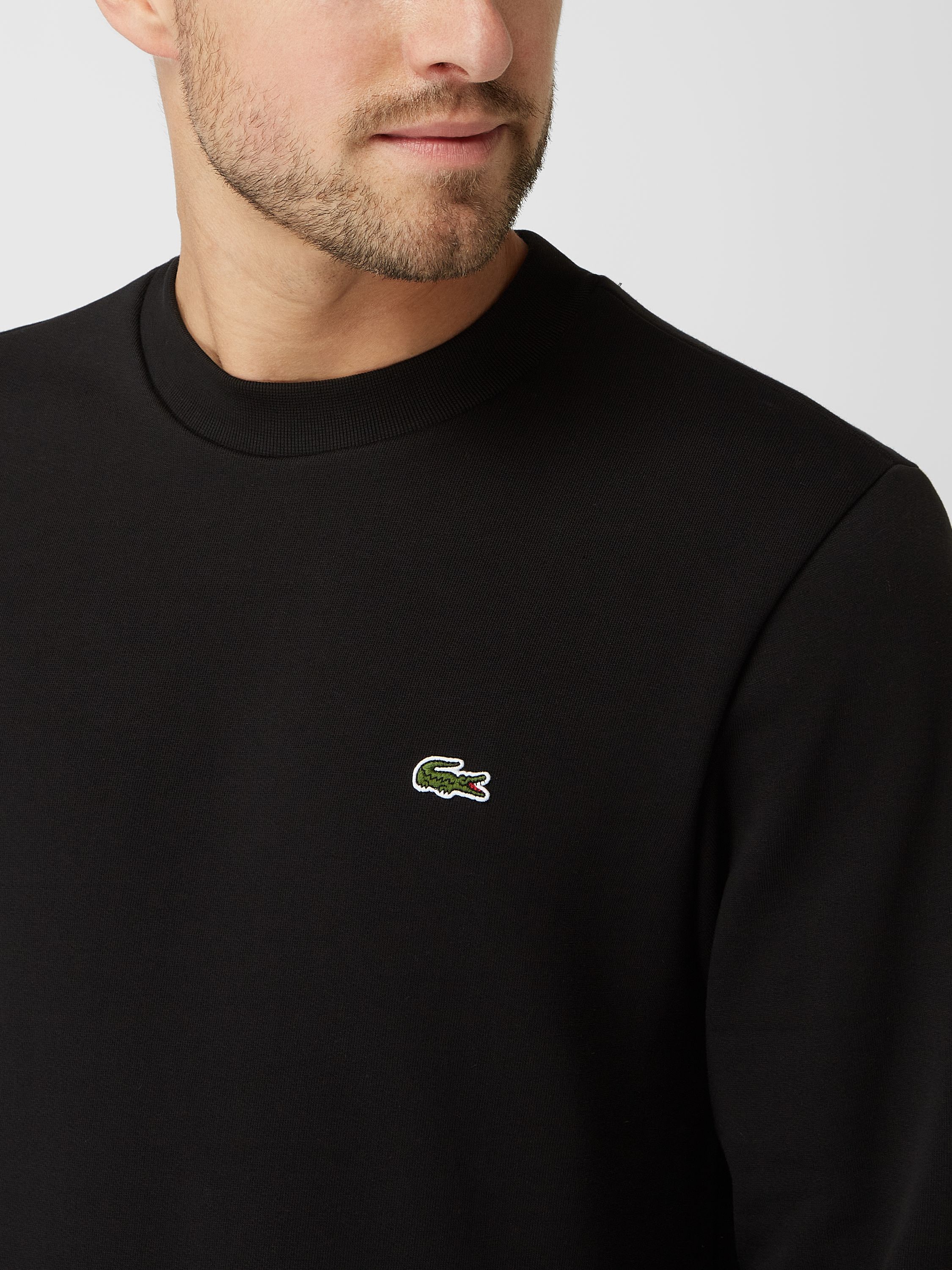 Свитшот мужской Lacoste 1665451 черный 2XL 27819₽