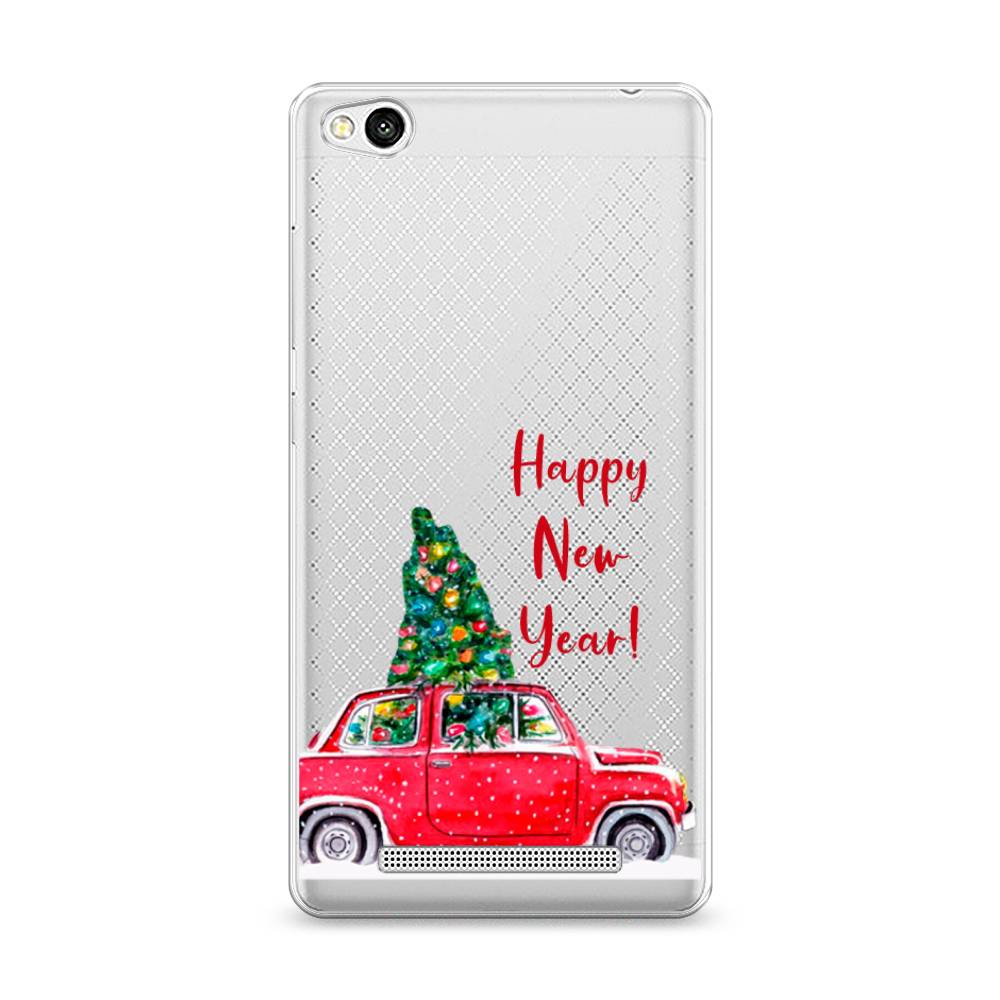 

Чехол для Xiaomi Redmi 3 "Happy New Year", Красный;зеленый, 30850-5