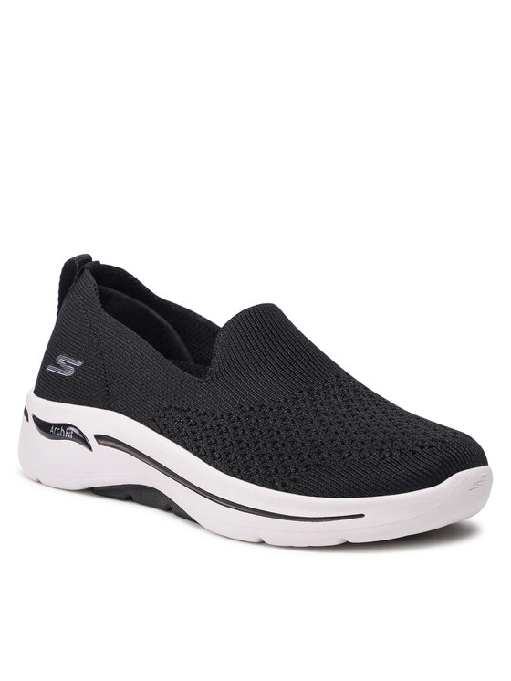 

Слипоны Delora 124418/BKW Skechers Черный 39,5 EU, Delora 124418/BKW