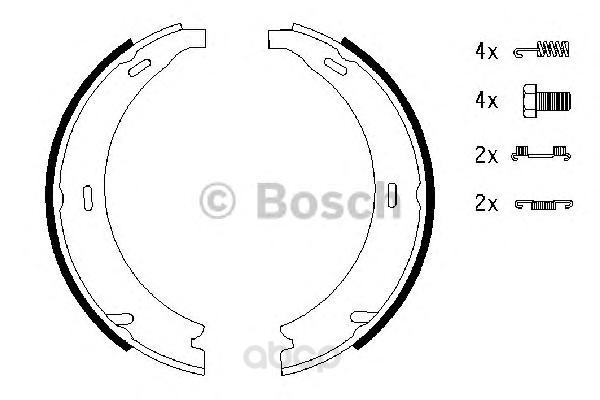 

Колодки Торм К-Т Bosch 0986487543