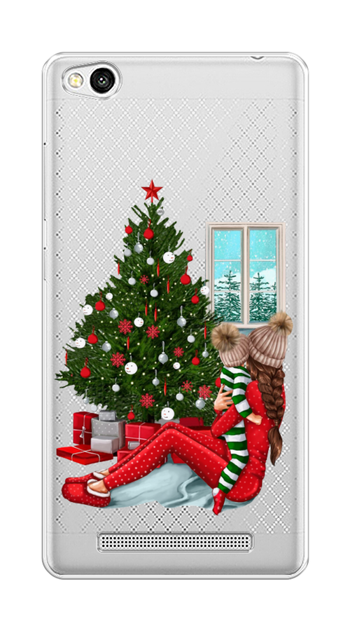 

Чехол на Xiaomi Redmi 3 "Новый год с мамой", Красный;зеленый;голубой, 30850-6