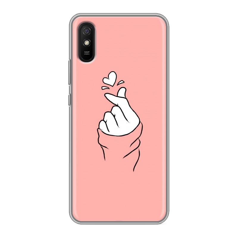 

Дизайнерский силиконовый чехол для Xiaomi RedMi 9A Любовь