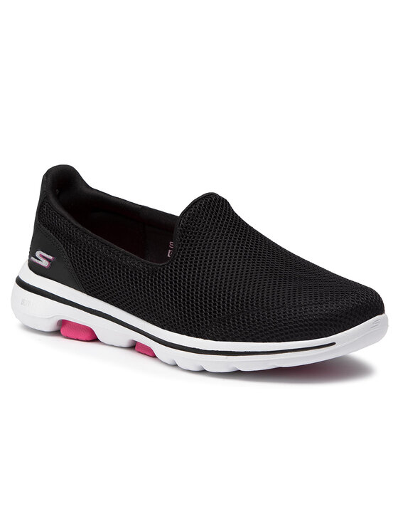 

Слипоны Go Walk 5 15901/BKHP Skechers Черный 37 EU, Go Walk 5 15901/BKHP