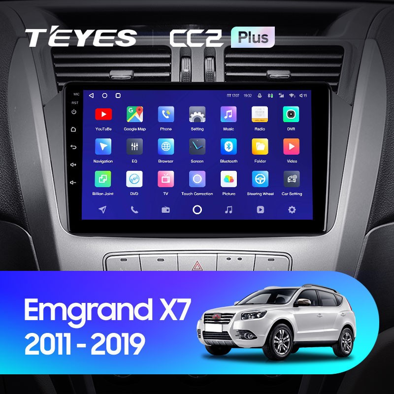 Штатная магнитола Teyes CC2L Plus 232 Geely Emgrand X7 1 GX7 EX7 2011-2019 1930000₽