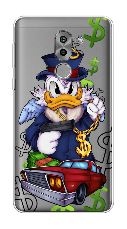 

Чехол на Honor 6X "Scrooge McDuck with a Gold Chain", Красный;синий;белый, 60750-6