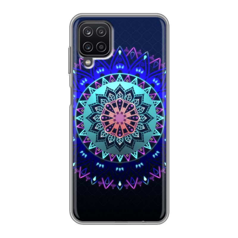 

Силиконовый чехол для Samsung Galaxy A12 / Samsung Galaxy M12 Светящиеся мандалы