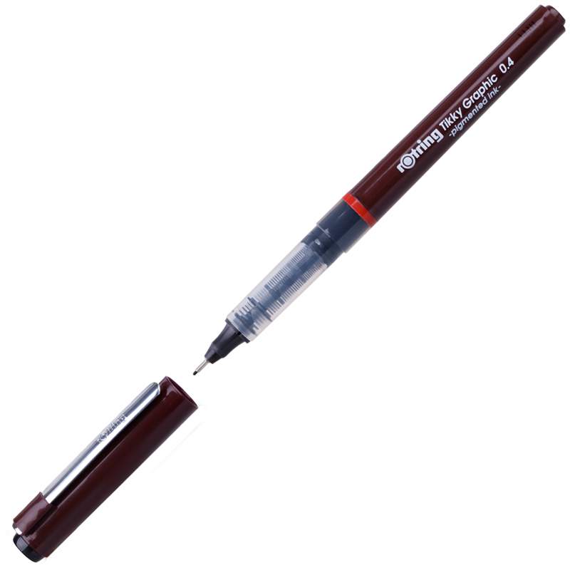 

Ручка капиллярная Rotring "Tikky Graphic" 314854, черная, 0.4 мм, 3 штуки