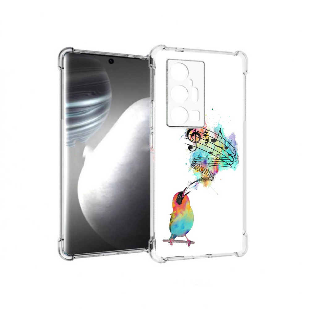 

Чехол MyPads Tocco для Vivo X7 Pro певчая птичка (PT227071.403.536), Прозрачный, Tocco