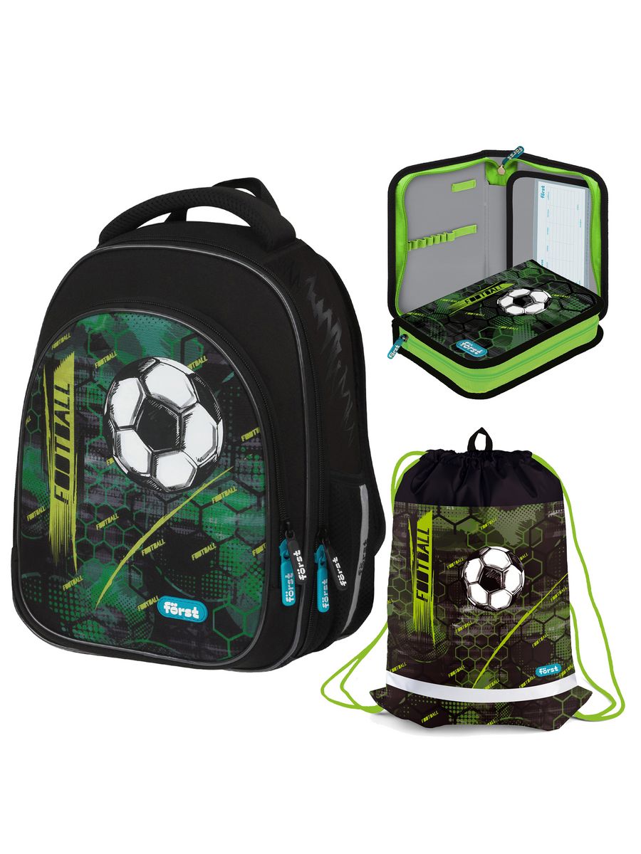 Ранец Frst Football team черный