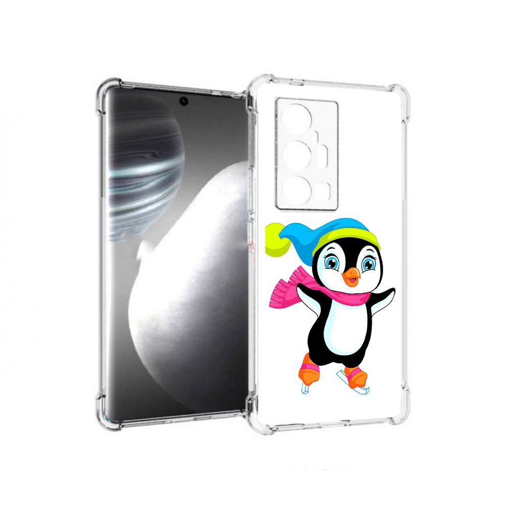 

Чехол MyPads Tocco для Vivo X7 Pro пингвин на коньках (PT227071.403.540), Прозрачный, Tocco