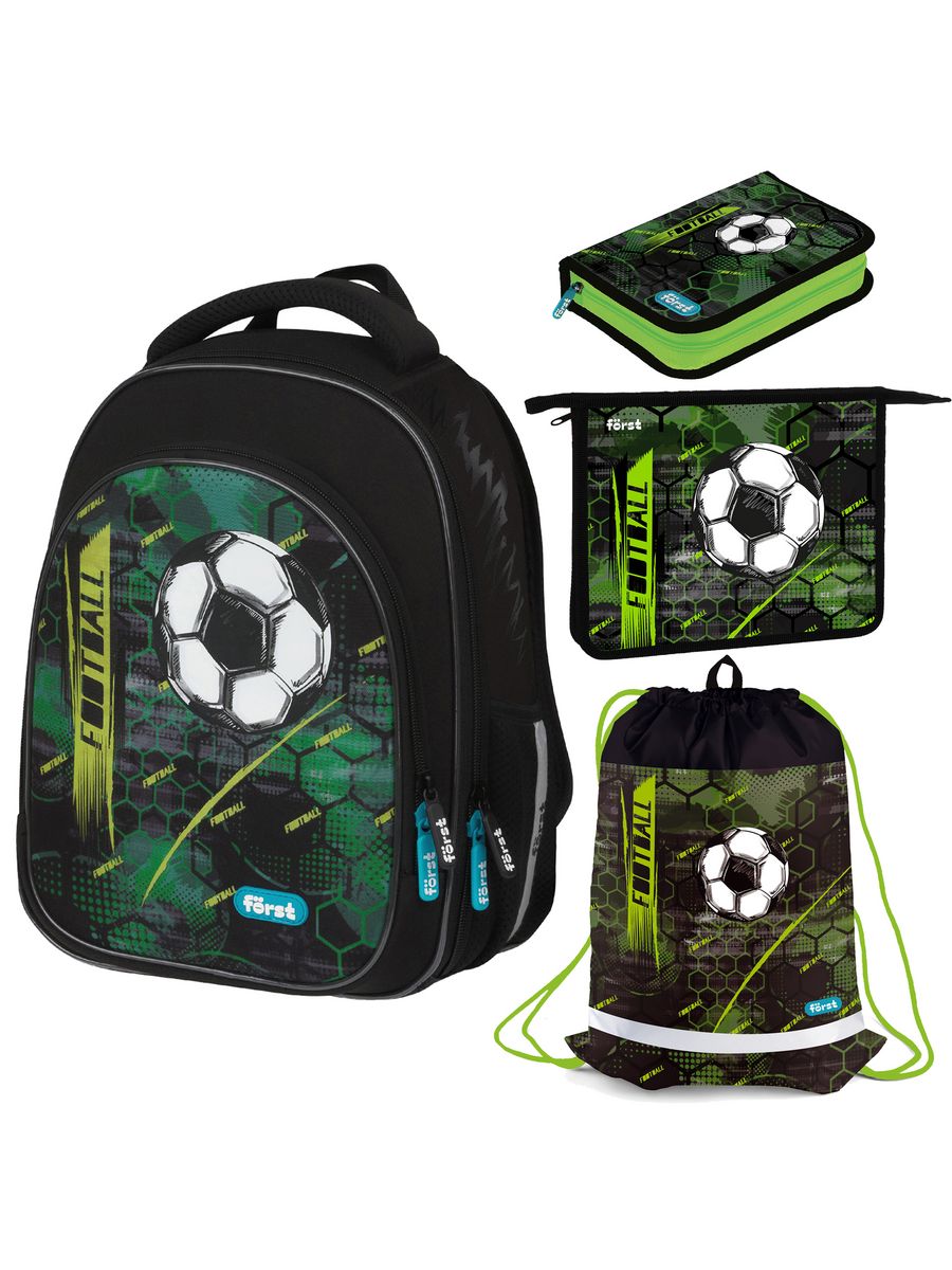 Ранец Frst Football team черный