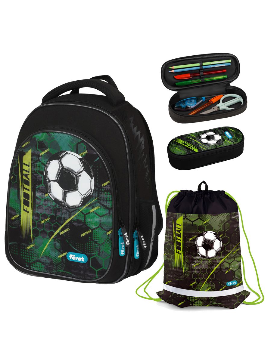 Ранец Frst Football team черный