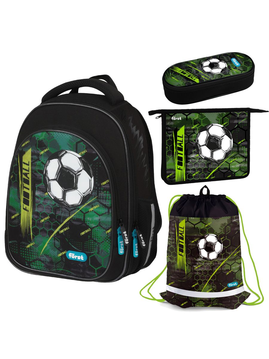 Ранец Frst Football team черный