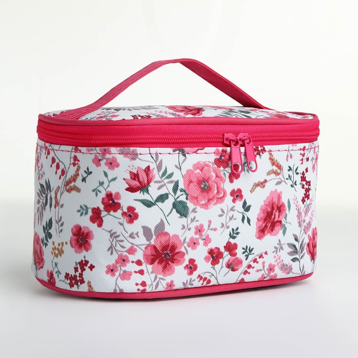 

Косметичка женская Ком5 белая/розовая, 9х10х16 см, Разноцветный, ком5