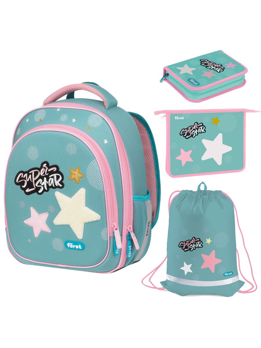 Ранец Frst F-Light Super star мятный