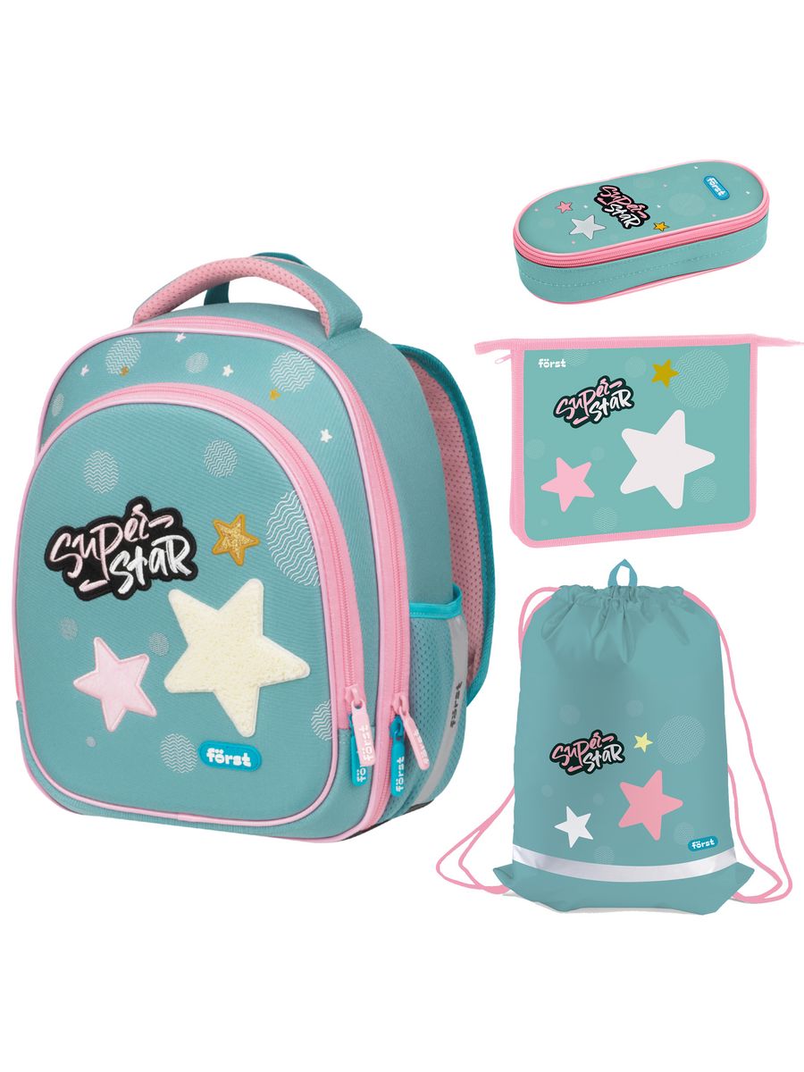 Ранец Frst F-Light Super star мятный