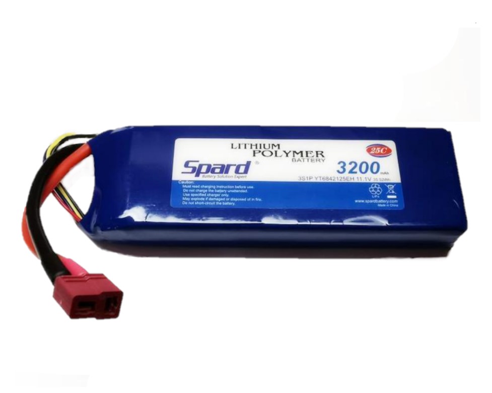 Аккумулятор Li-Po Spard 3200mAh, 11,1V, 25C, T-plug - YT6842125EH