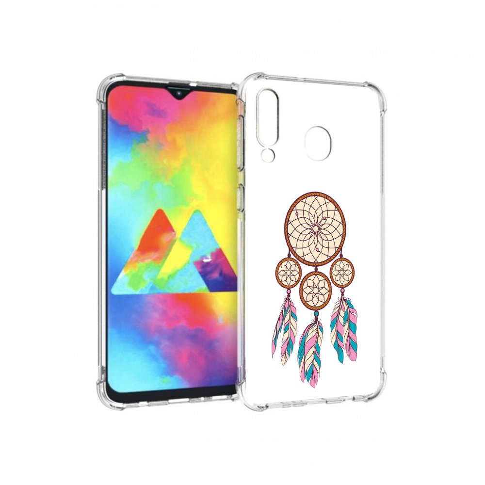 

Чехол MyPads Tocco для Samsung Galaxy M30 ловец снов бежевый (PT138437.525.442), Прозрачный, Tocco